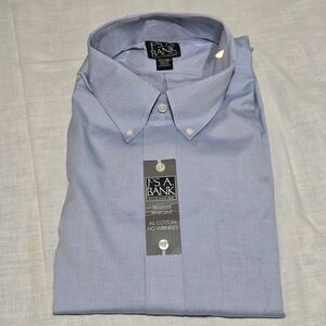 Jos. A. Bank Men's Traveler Collection Long Sleeve Neck 17.5 35 NWT